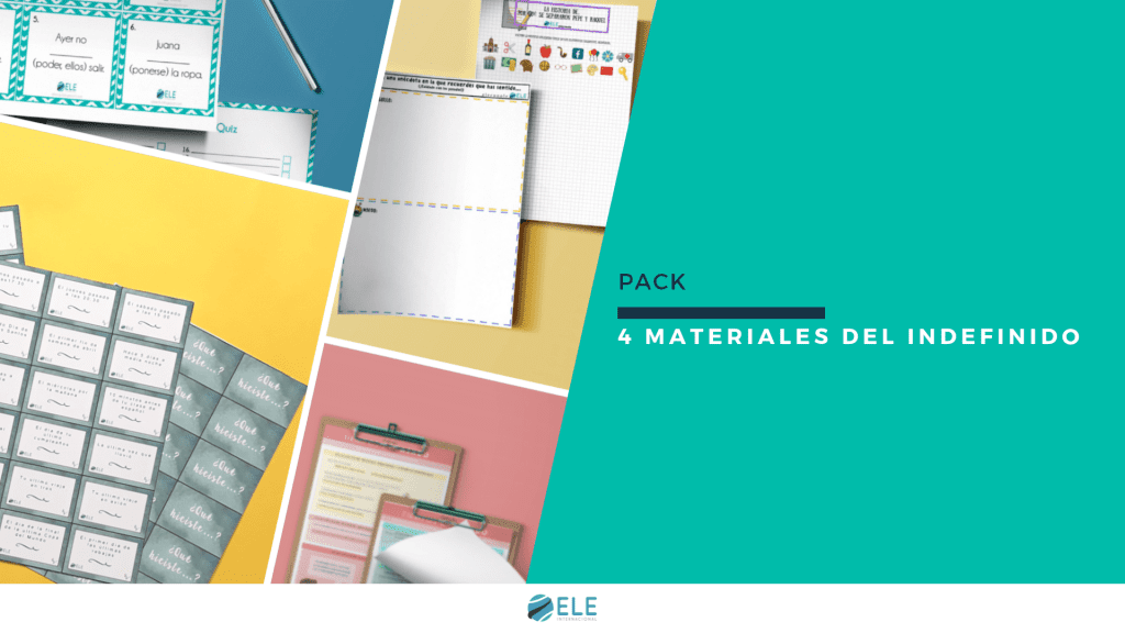 Pack de actividades para trabajar el indefinido