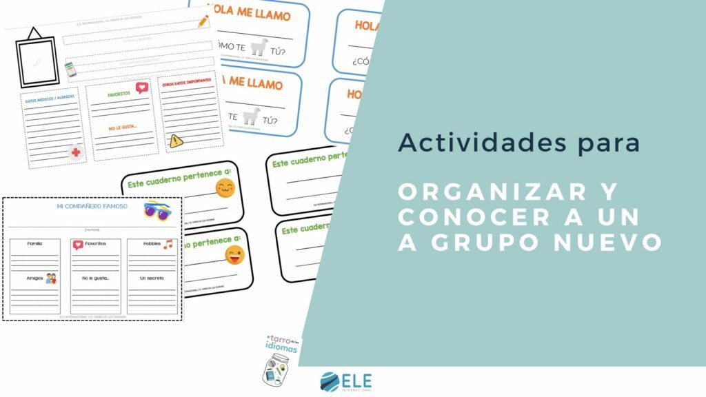 juegos actividades e ideas para el primer día de clase #profedeele #spanishteacher
