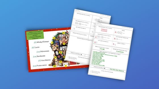 Actividad navidad ele diseñar tu cesta de navidad