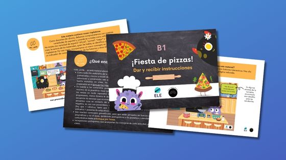 Actividades sobre el imperativo para dar instrucciones en las recetas de pizzas
