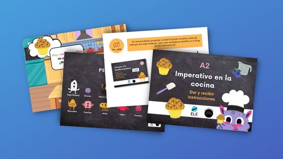 Actividades imperativo en la cocina