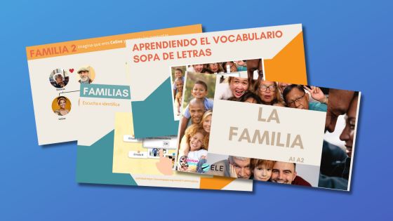 Actividades sobre los miembros de la familia