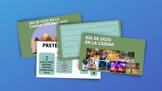 Actividades sobre lugares de ocio