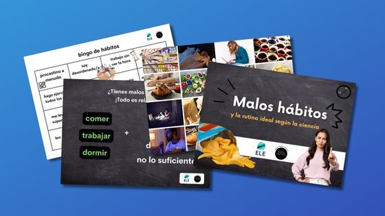 Actividades sobre malos hábitos