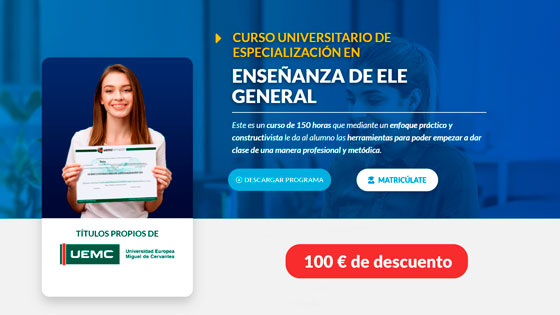 Curso universitario de enseñanza ELE general