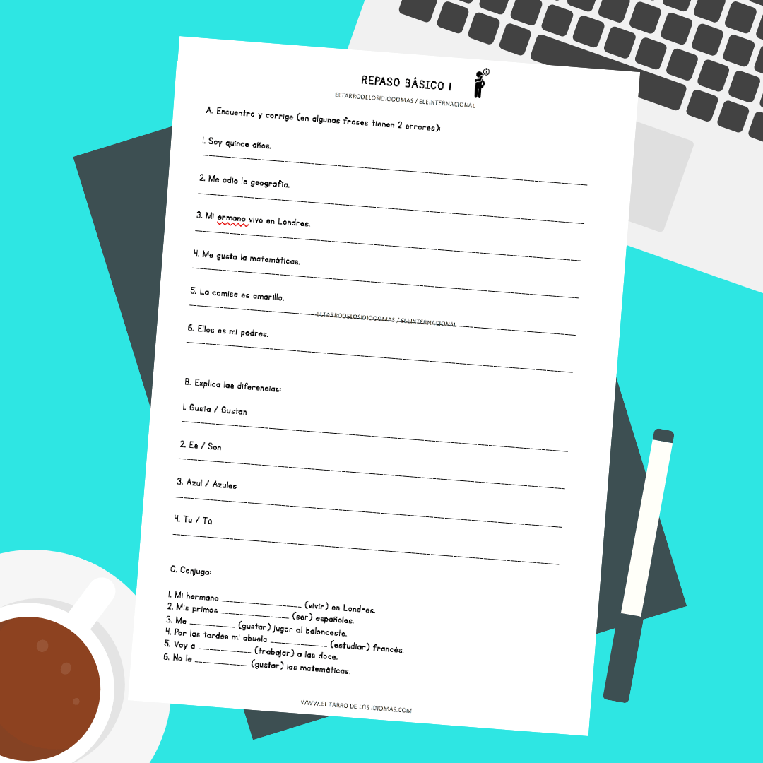 Fichas de repaso básico