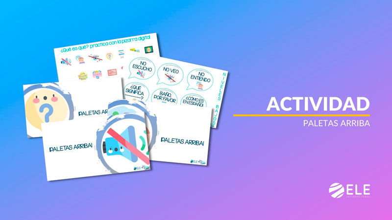 Primera clase de español para niños actividad