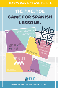 El juego del tres en raya. Actividad de preguntas-respuestas para repasar vocabulario, gramática, ortografía.