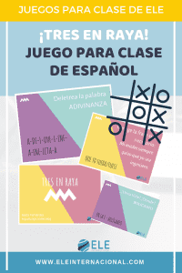 El juego del tres en raya. Actividad de preguntas-respuestas para repasar vocabulario, gramática, ortografía.