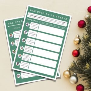 Actividad uvas de la suerte