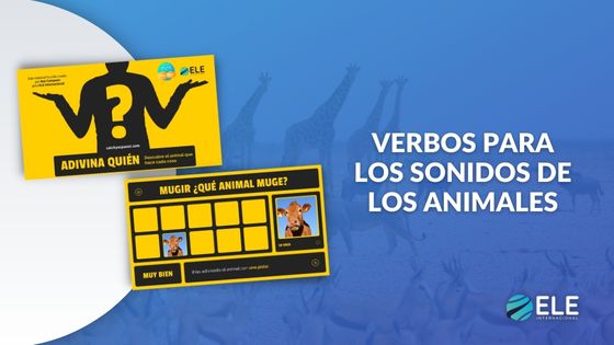 Actividad sobre los verbos para los sonidos de los animales